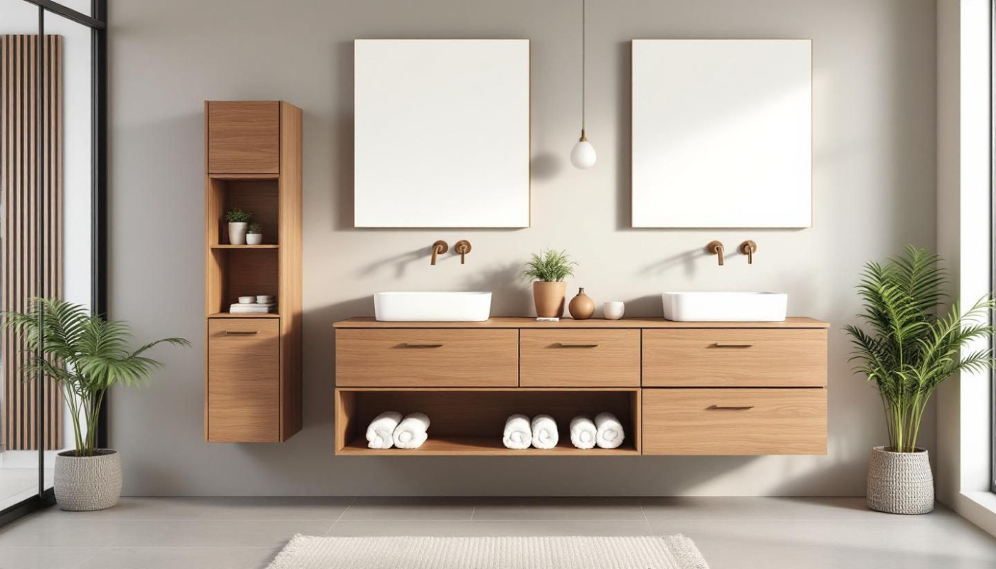 Comment choisir le bon meuble en teck pour votre salle de bain