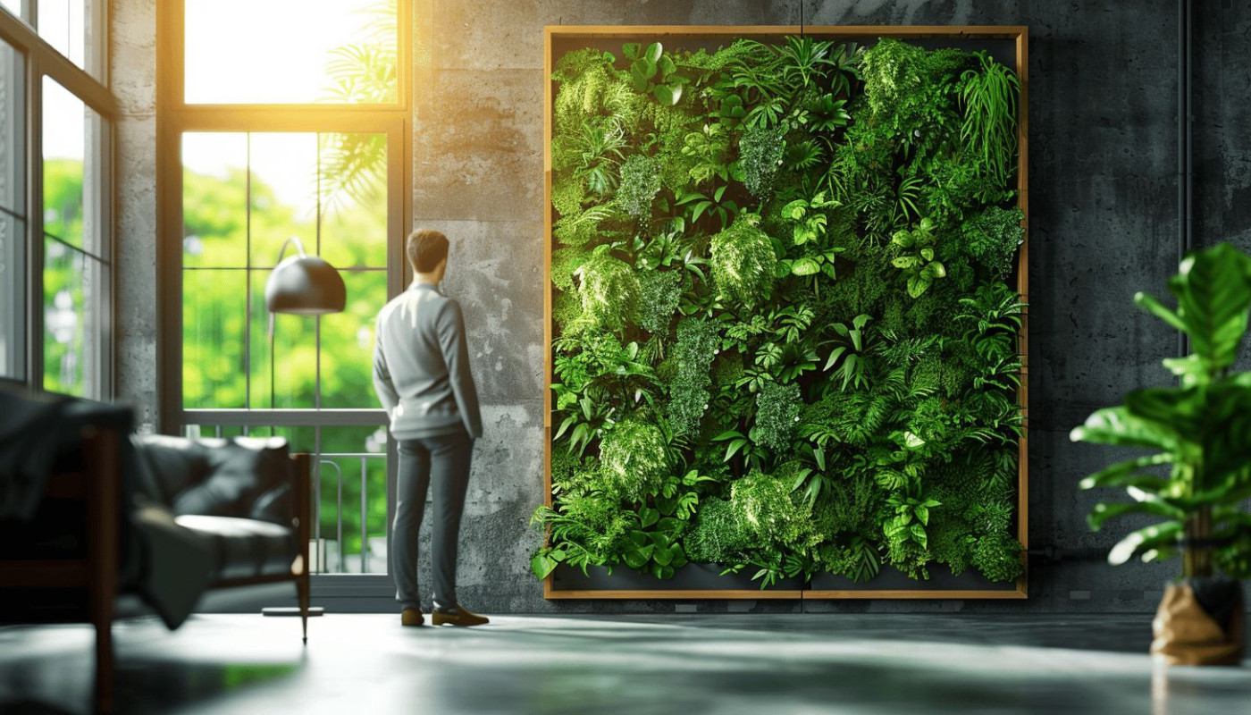 Comment intégrer un mur végétal intérieur pour un design naturel