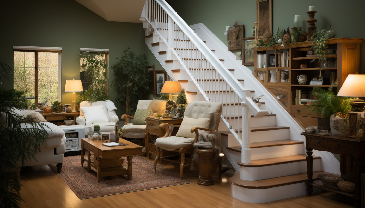 Comment optimiser l'espace autour d'un monte-escalier pour un intérieur plus fonctionnel
