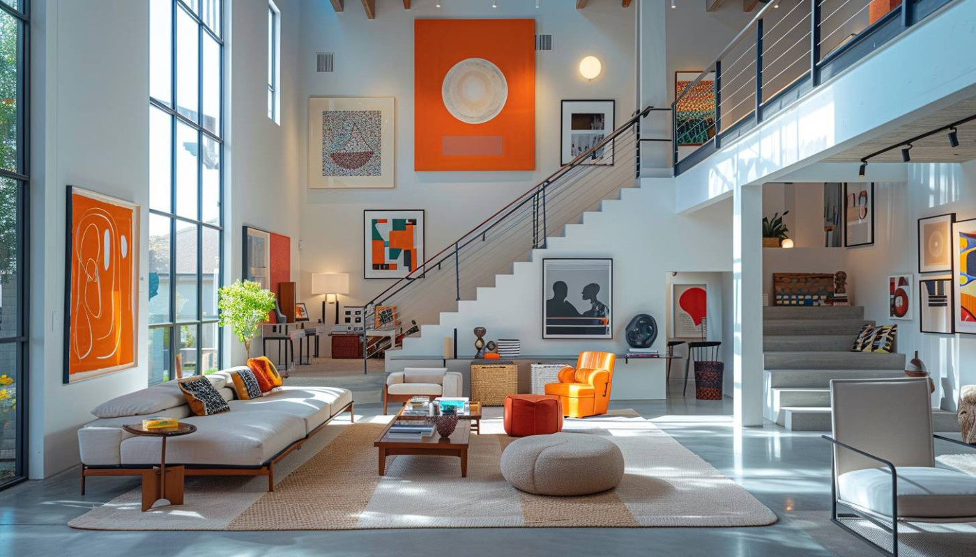 Découverte de tendances en décoration d'intérieur sur deux étages