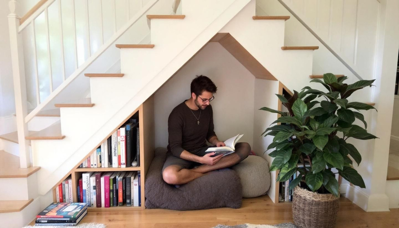 Optimiser l'espace sous l'escalier : idées créatives et pratiques